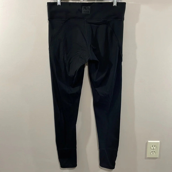 Victoria’s Secret PINK Ultimate Zip Ankle Black Leggings M - Picture 4 of 15